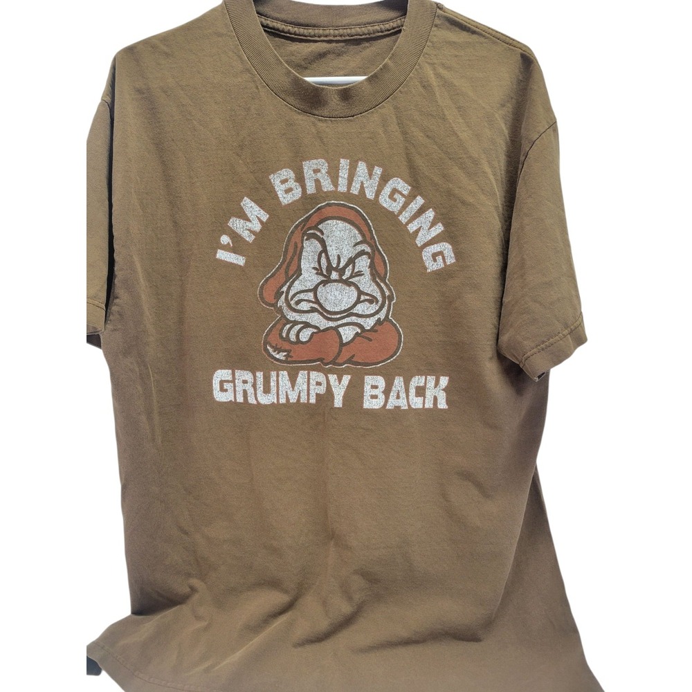 Disney‎ Snow White And The Seven Dwarfs I'm Bringing Grumpy Back T-Shirt XL